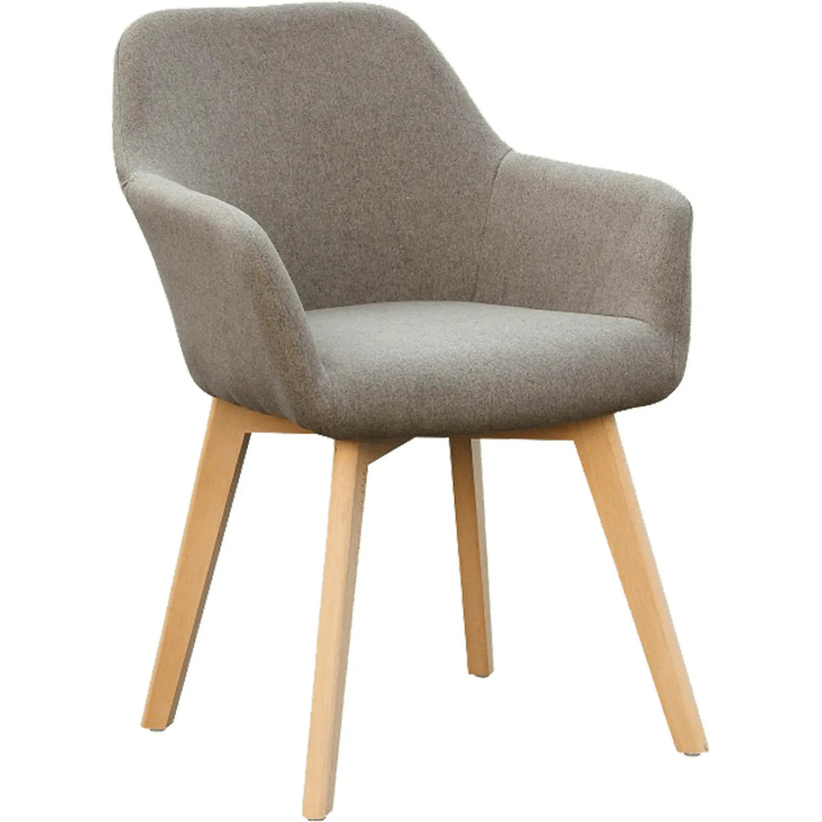 Scaun CLORIN NEW, grej/fag, tesatura/lemn, 56x60x82 cm