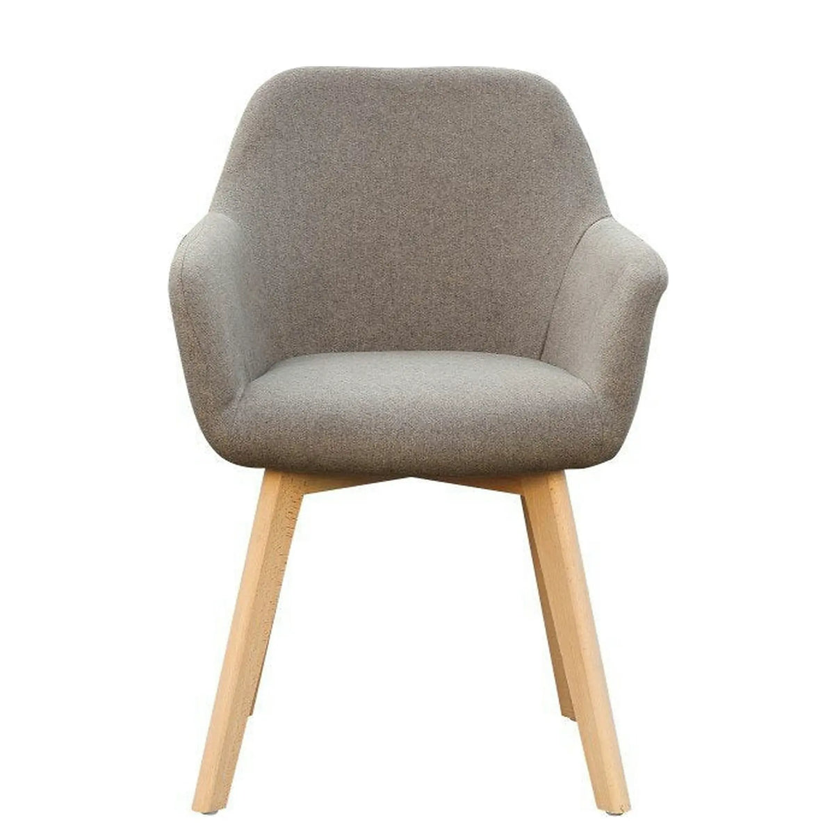 Scaun CLORIN NEW, grej/fag, tesatura/lemn, 56x60x82 cm
