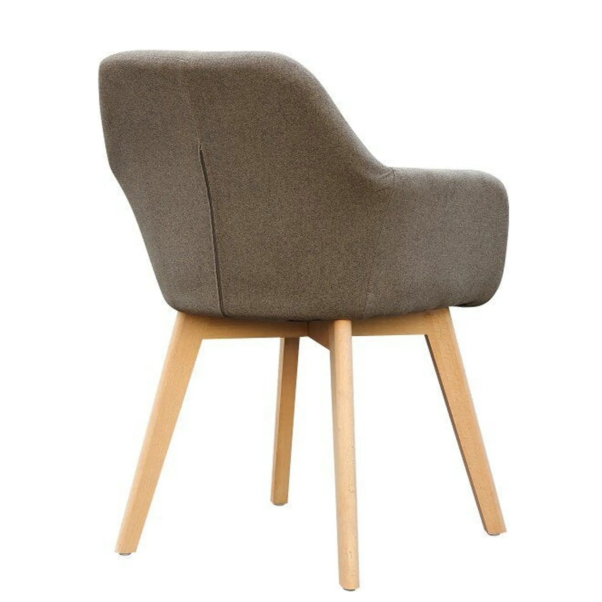 Scaun CLORIN NEW, grej/fag, tesatura/lemn, 56x60x82 cm