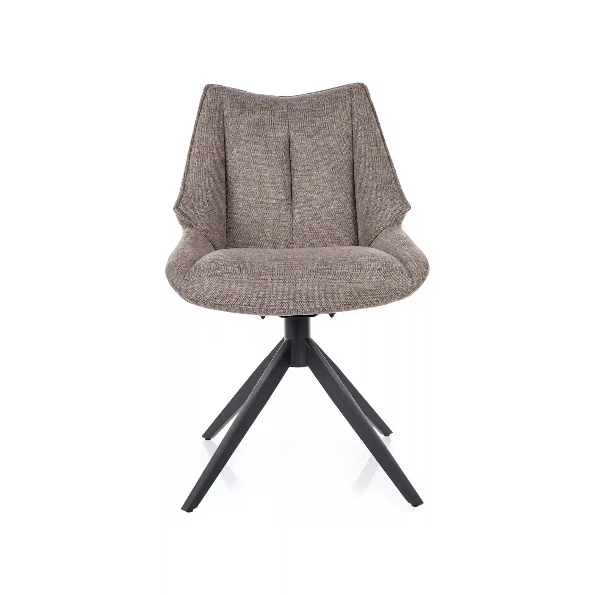 Scaun CODA, bej - Brego 34, stofa clasica/metal, 56x46x91 cm