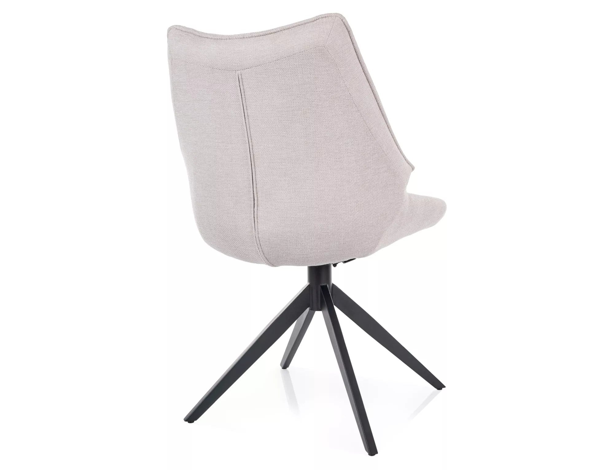 Scaun CODA, bej deschis - Brego 22, stofa clasica/metal, 56x46x91 cm