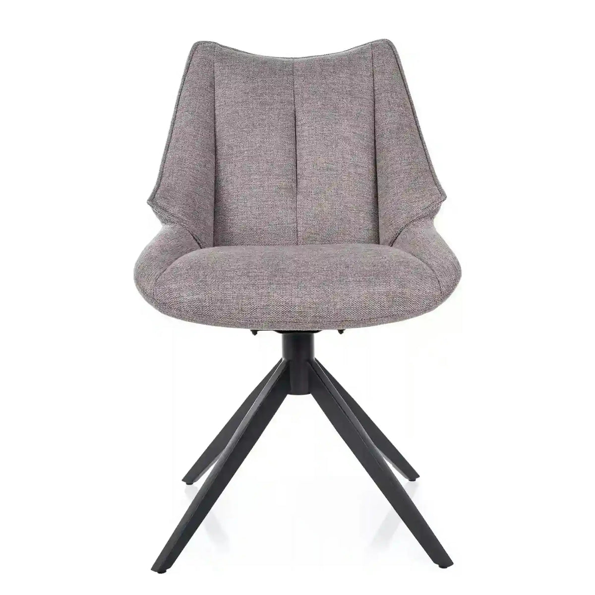 Scaun CODA, gri - Brego 07, stofa clasica/metal, 56x64x91 cm
