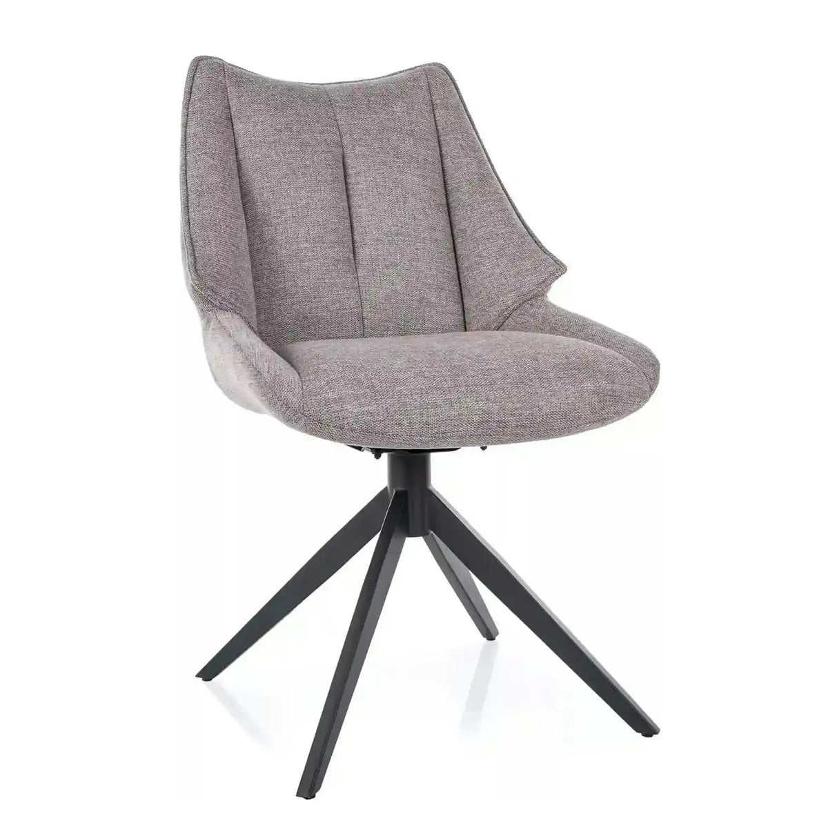 Scaun CODA, gri - Brego 07, stofa clasica/metal, 56x64x91 cm