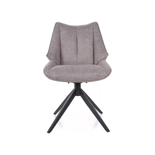 Scaun CODA, gri - Brego 07, stofa clasica/metal, 56x64x91 cm