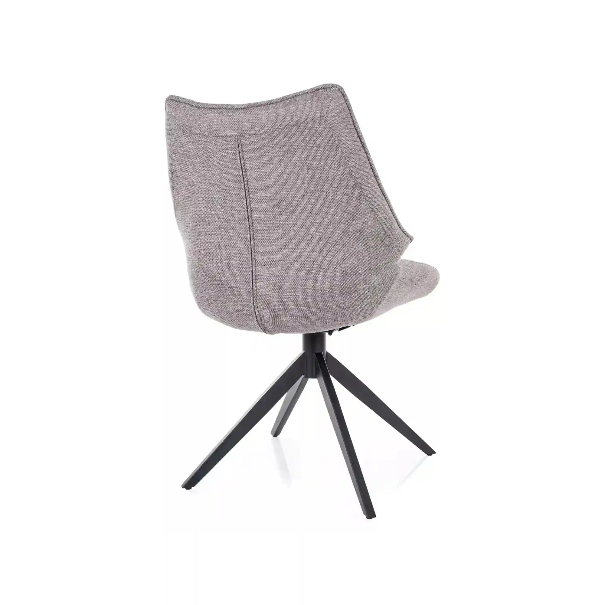 Scaun CODA, gri - Brego 07, stofa clasica/metal, 56x64x91 cm