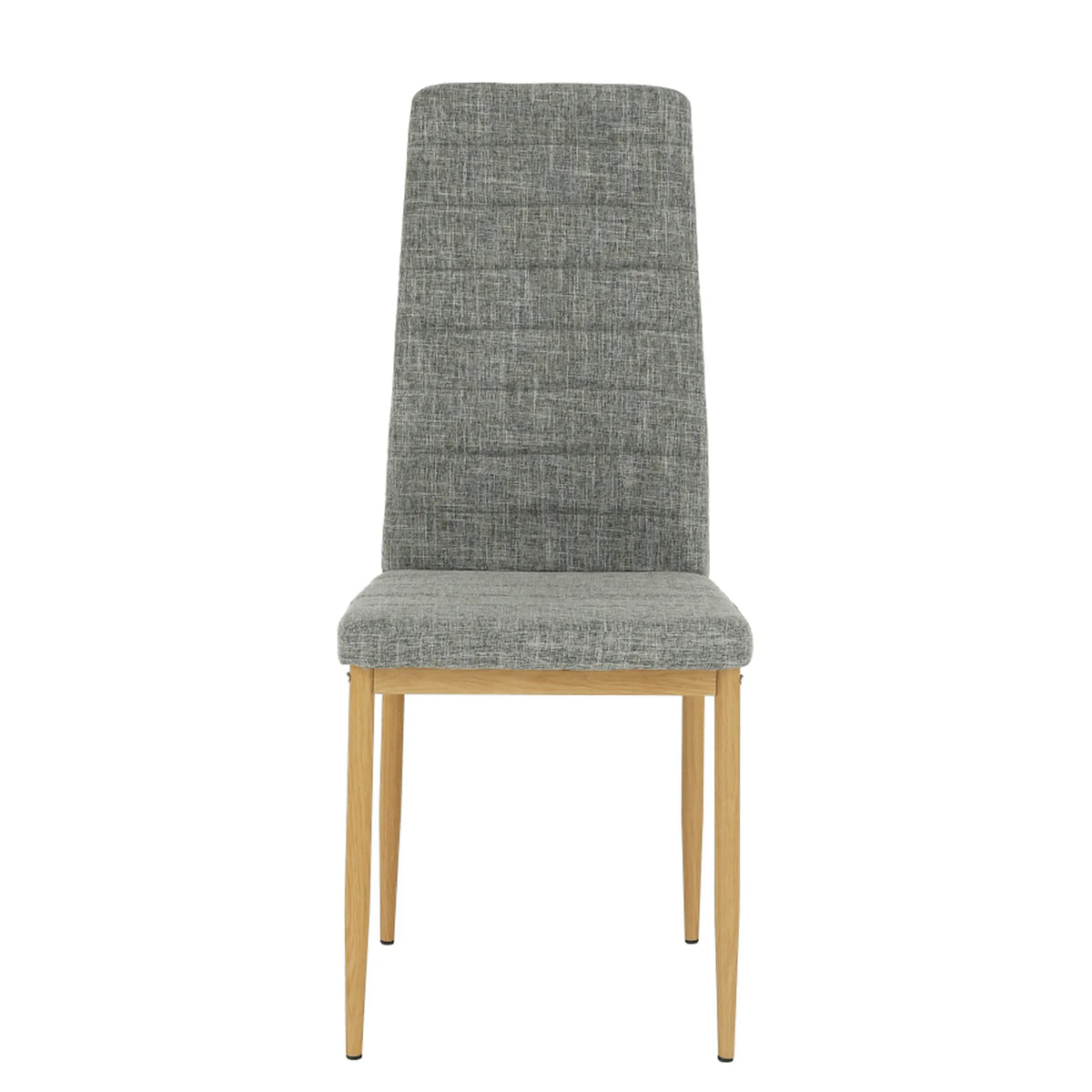 Scaun COLETA NOVA, gri deschis/fag, textil/metal, 41x49x96 cm