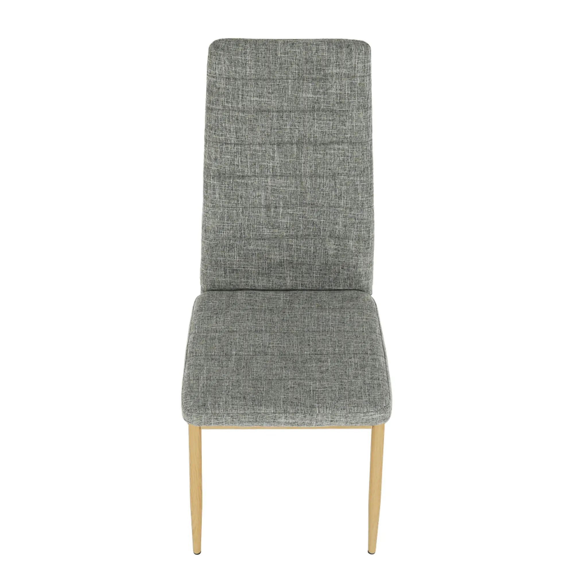 Scaun COLETA NOVA, gri deschis/fag, textil/metal, 41x49x96 cm