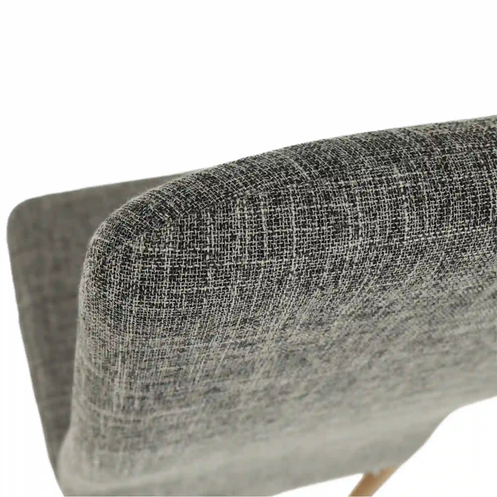 Scaun COLETA NOVA, gri deschis/fag, textil/metal, 41x49x96 cm