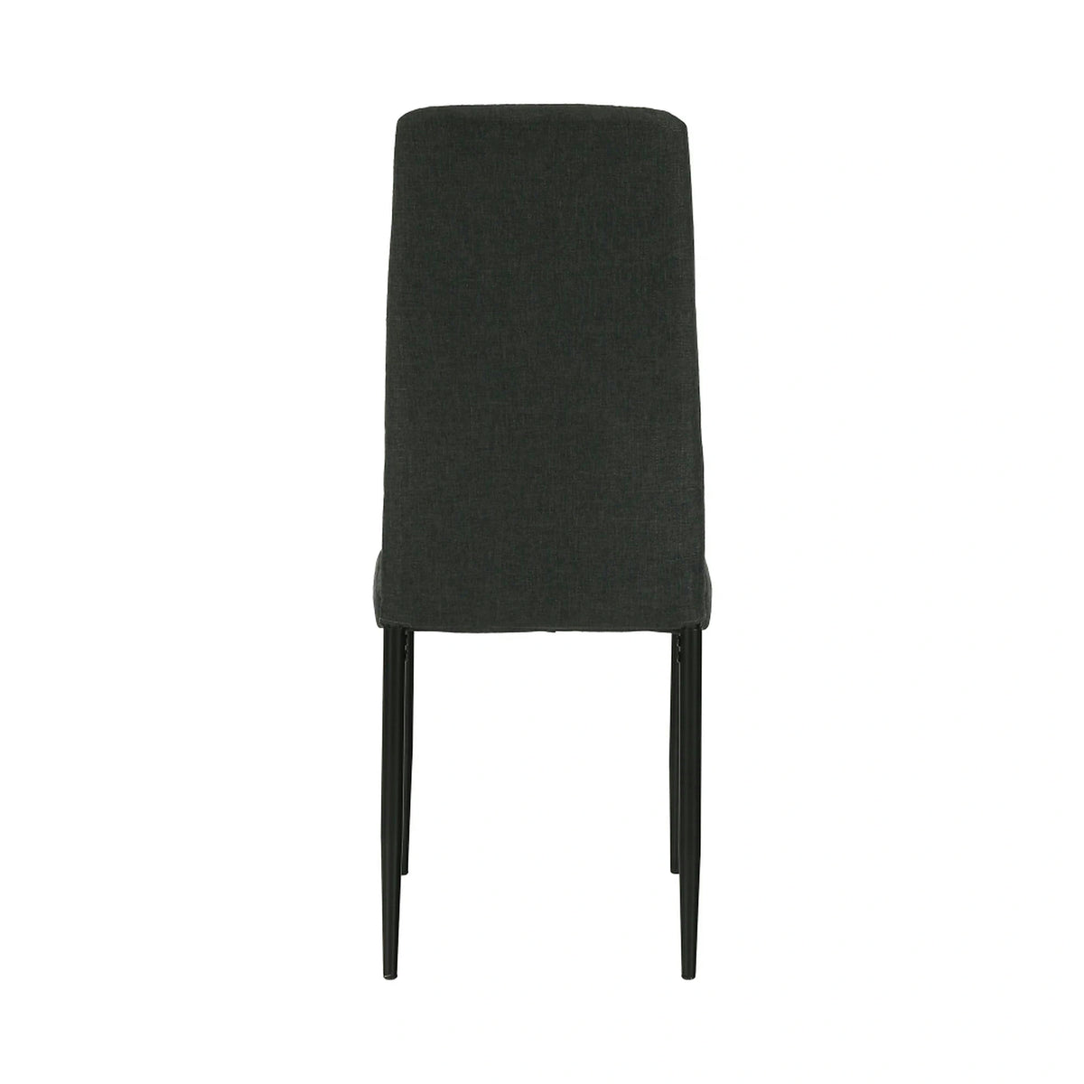 Scaun COLETA NOVA, gri inchis/negru, textil/metal, 41x49x96 cm
