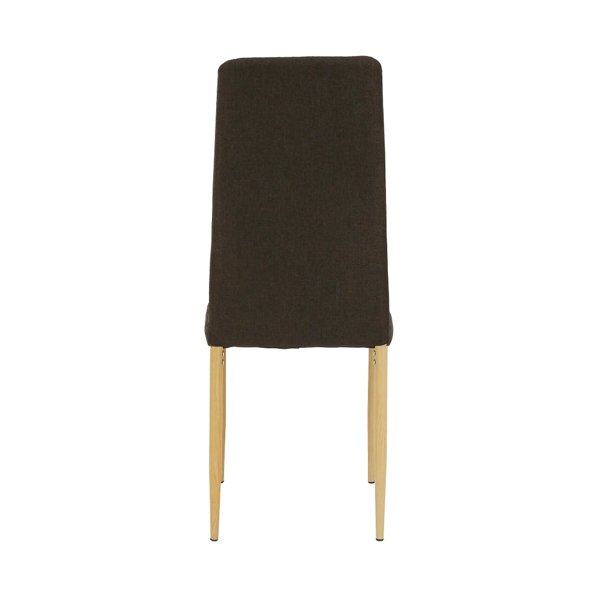 Scaun COLETA NOVA, maro inchis/fag, textil/metal, 41x49x96 cm
