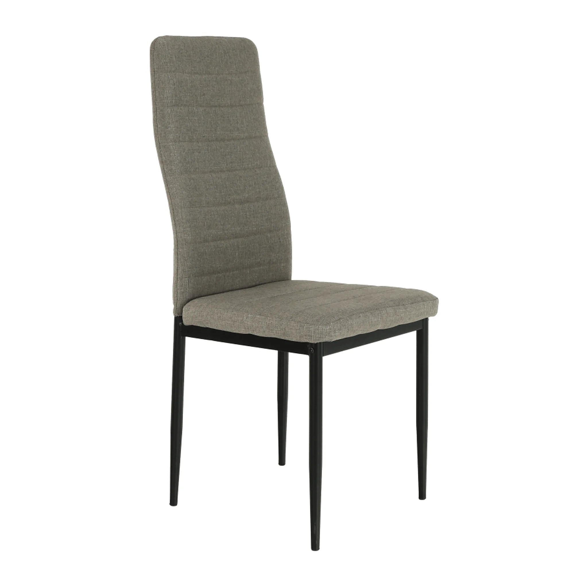 Scaun COLETA NOVA, maro/negru, textil/metal, 41x49x96 cm