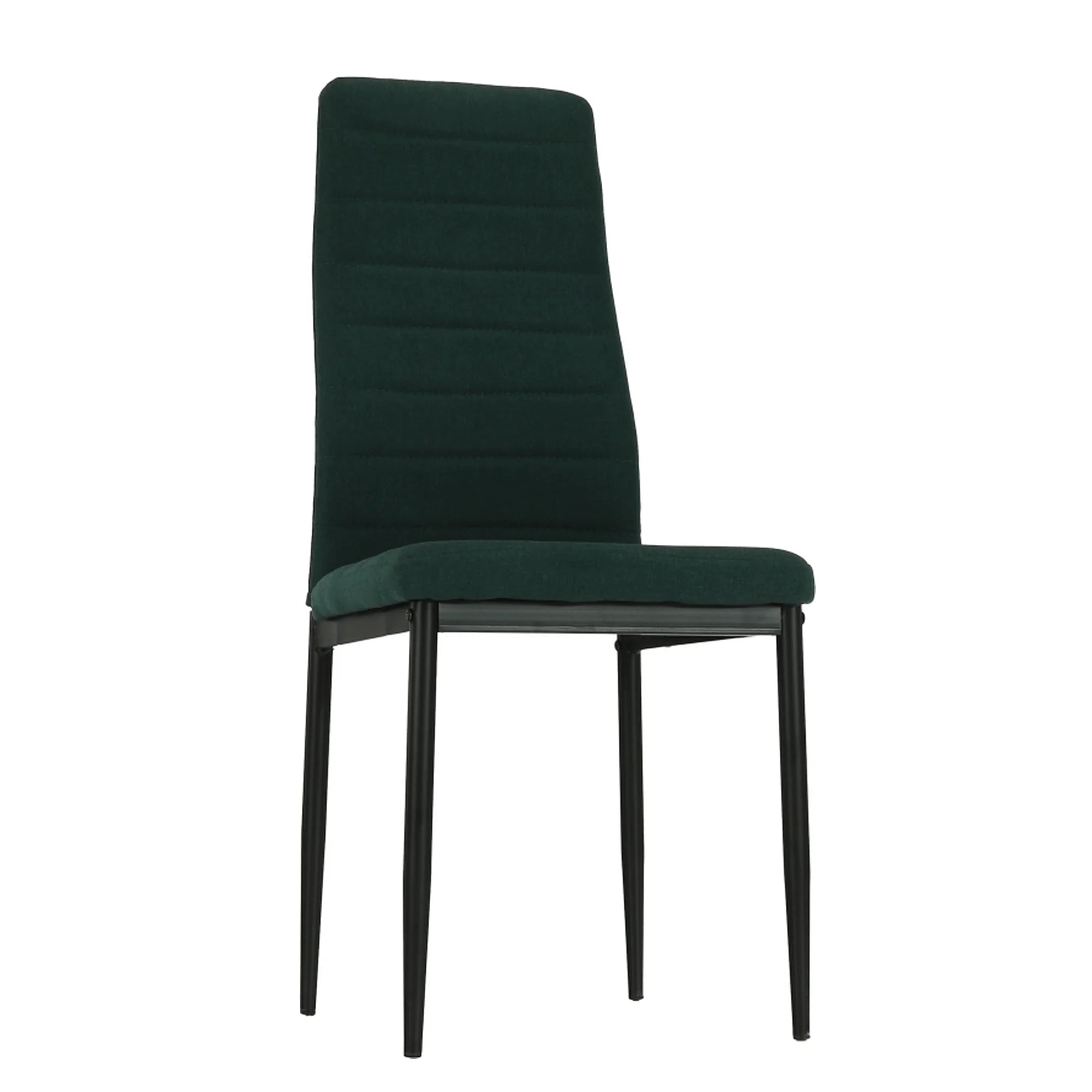 Scaun COLETA NOVA, smarald/negru, textil/metal, 41x49x96 cm