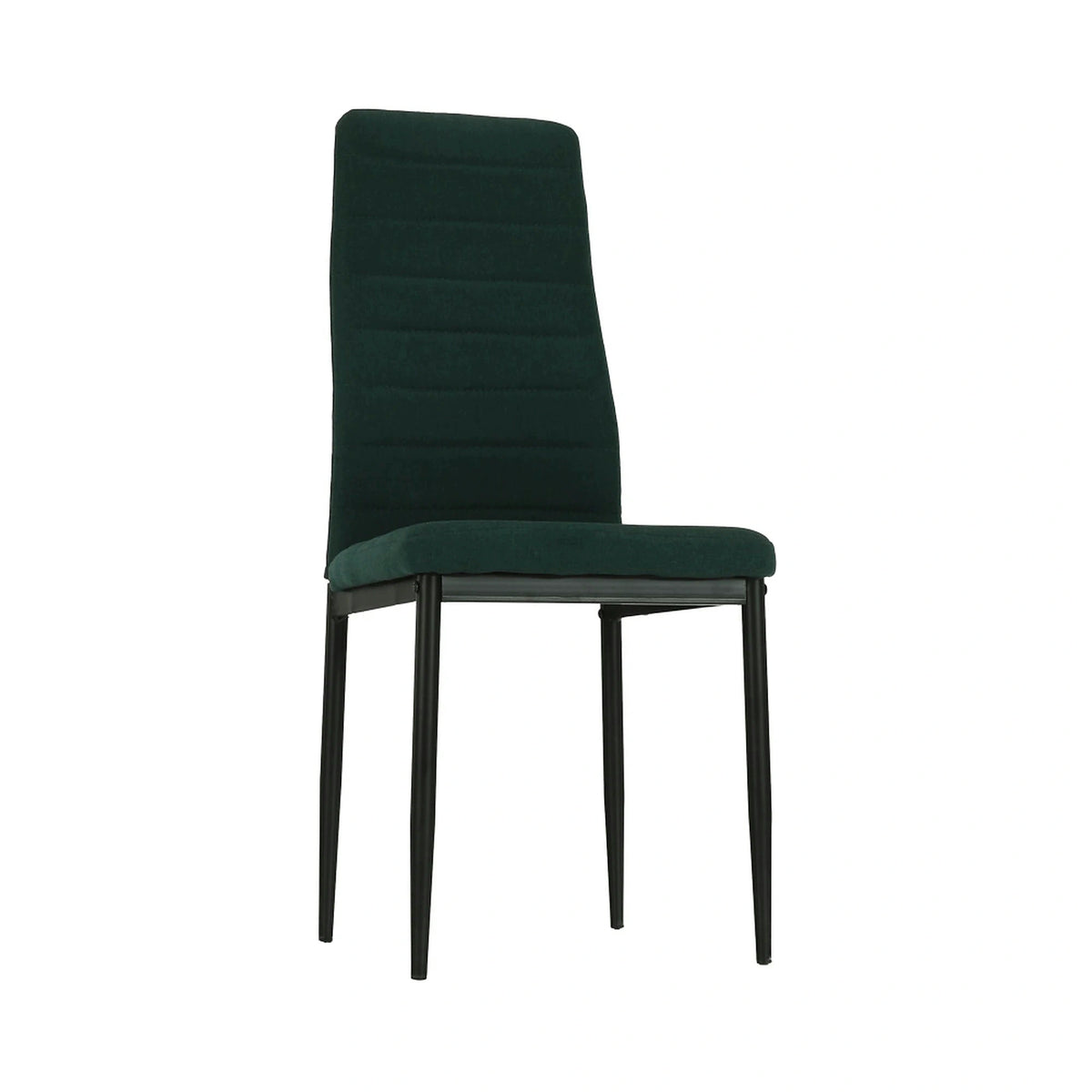 Scaun COLETA NOVA, smarald/negru, textil/metal, 41x49x96 cm
