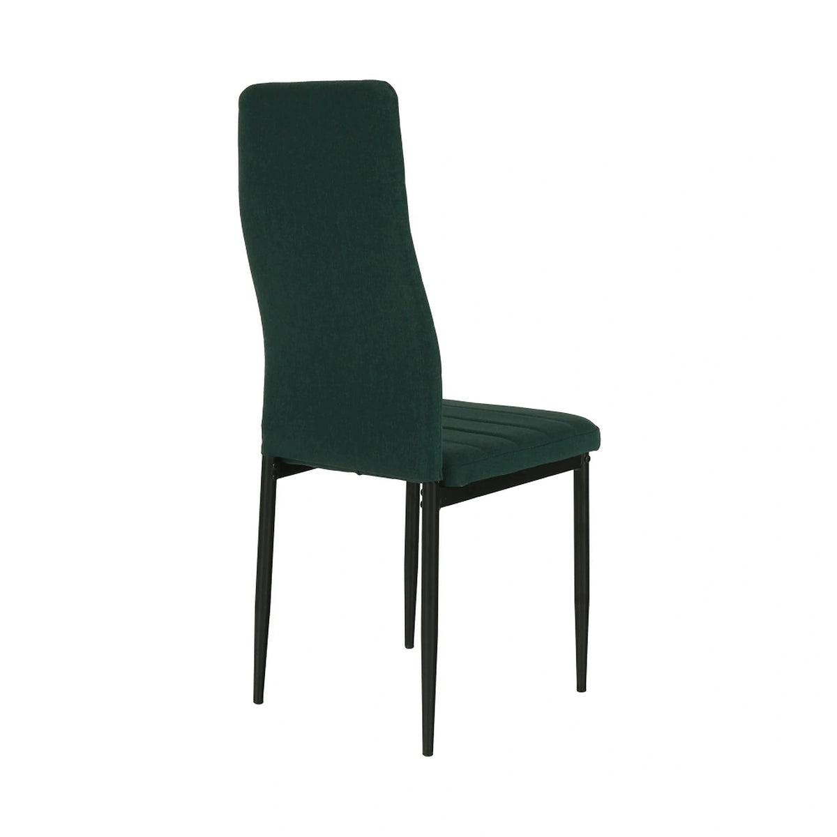 Scaun COLETA NOVA, smarald/negru, textil/metal, 41x49x96 cm
