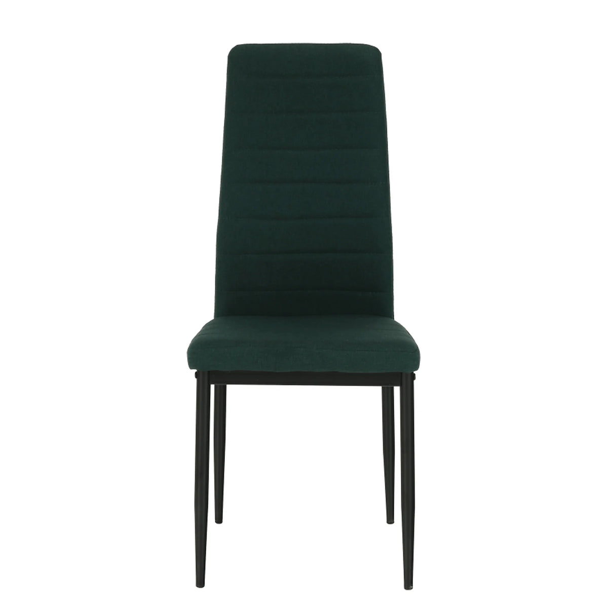 Scaun COLETA NOVA, smarald/negru, textil/metal, 41x49x96 cm
