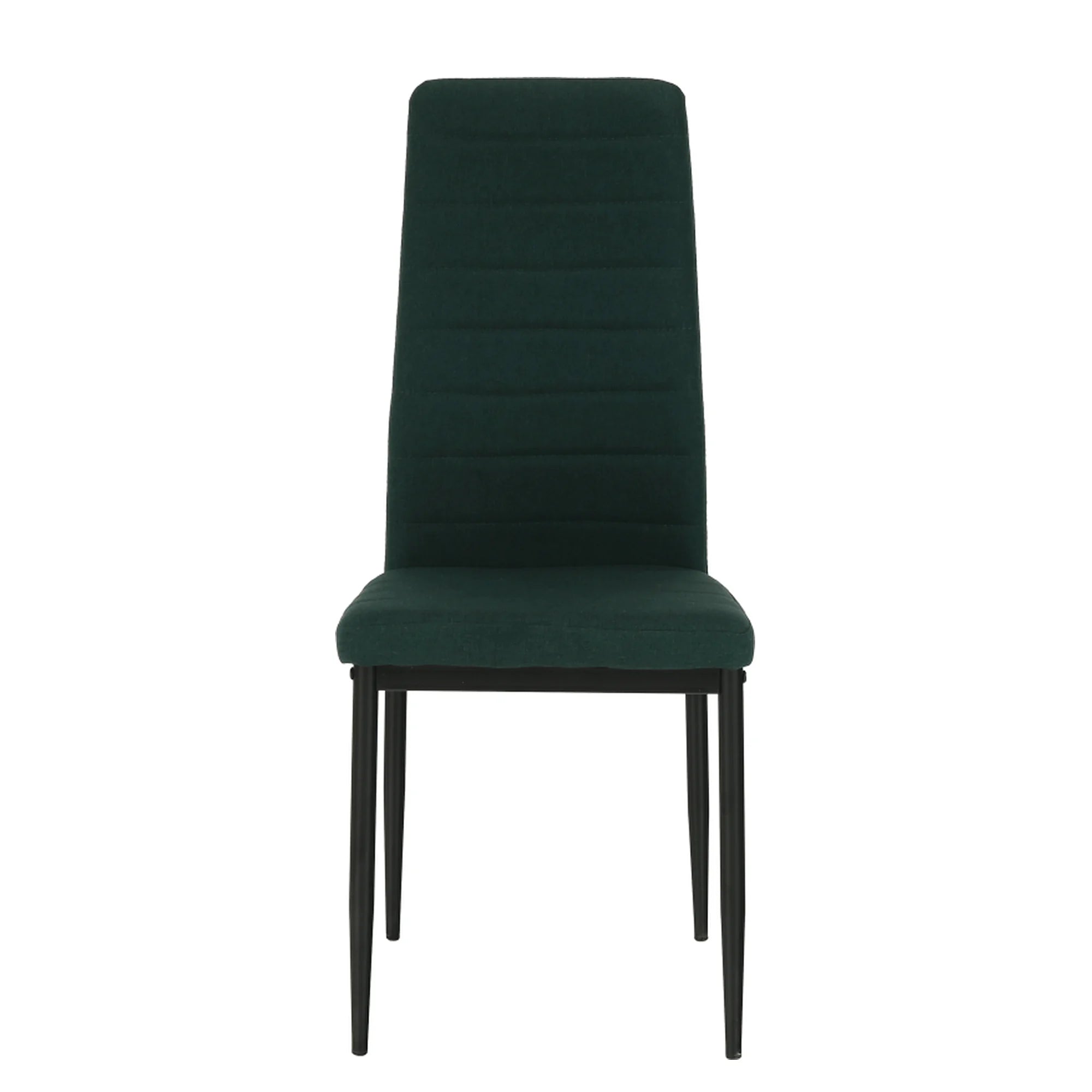 Scaun COLETA NOVA, smarald/negru, textil/metal, 41x49x96 cm