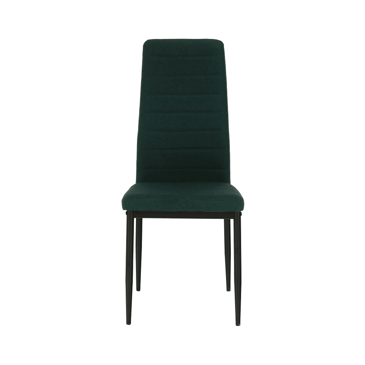 Scaun COLETA NOVA, smarald/negru, textil/metal, 41x49x96 cm