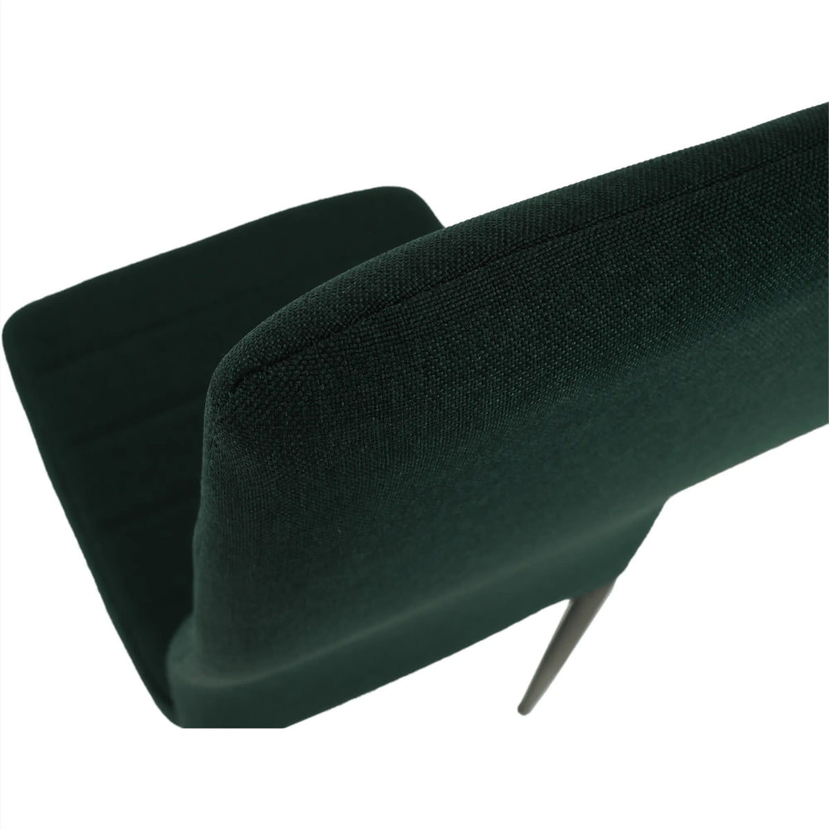 Scaun COLETA NOVA, smarald/negru, textil/metal, 41x49x96 cm