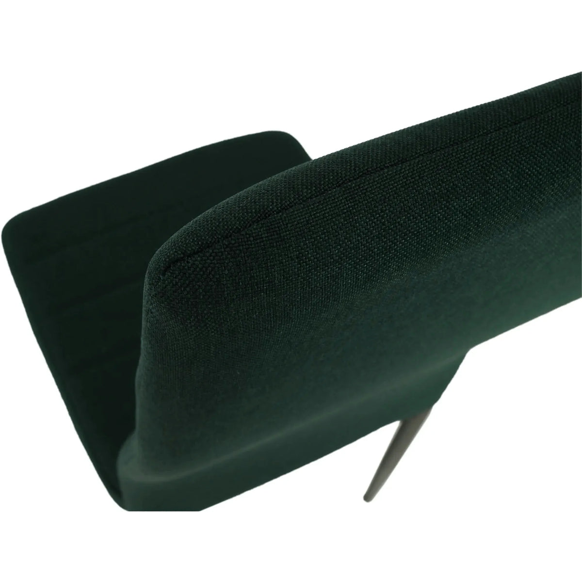 Scaun COLETA NOVA, smarald/negru, textil/metal, 41x49x96 cm