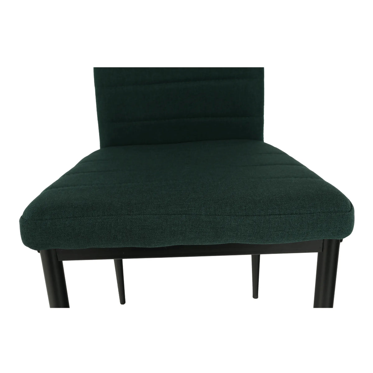 Scaun COLETA NOVA, smarald/negru, textil/metal, 41x49x96 cm