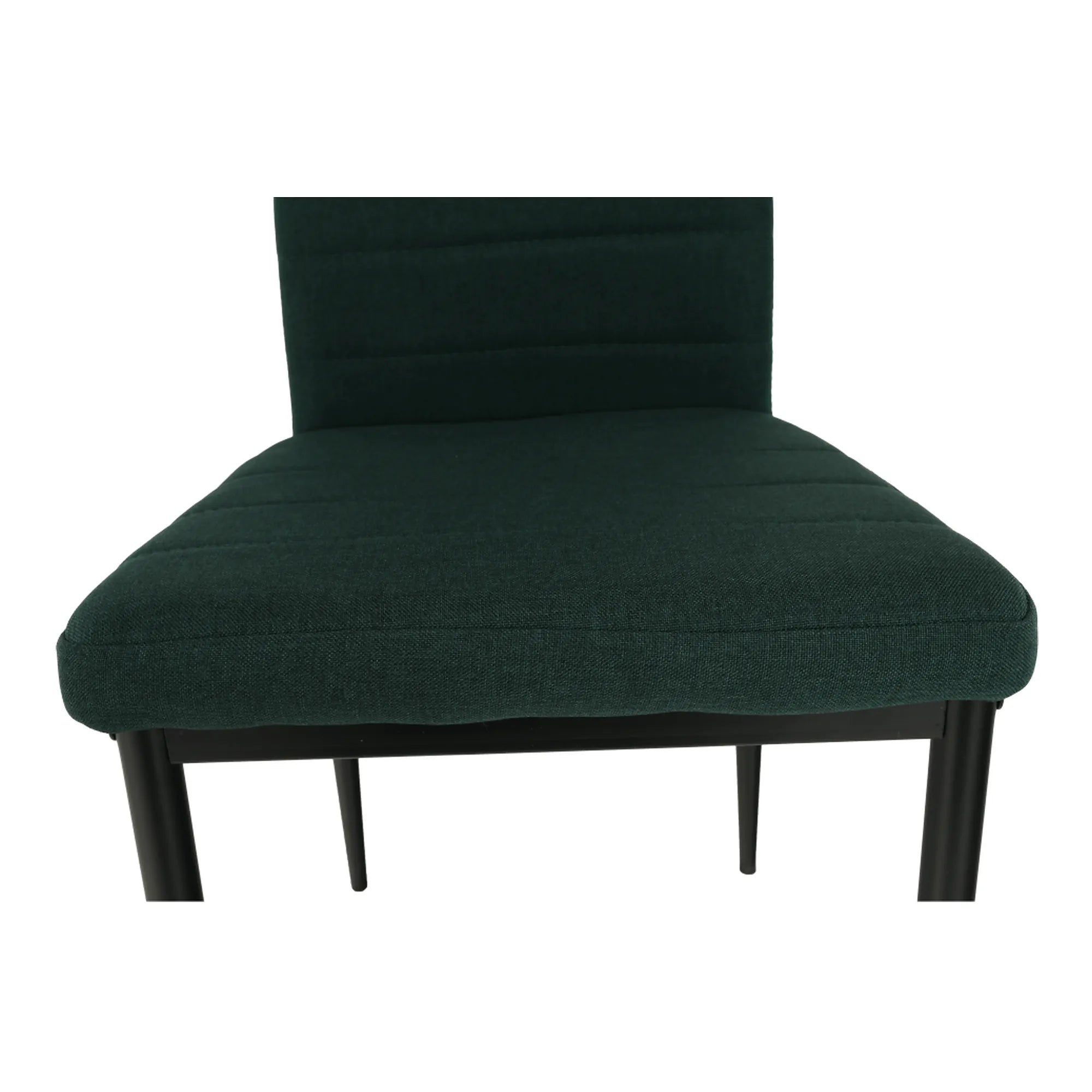 Scaun COLETA NOVA, smarald/negru, textil/metal, 41x49x96 cm