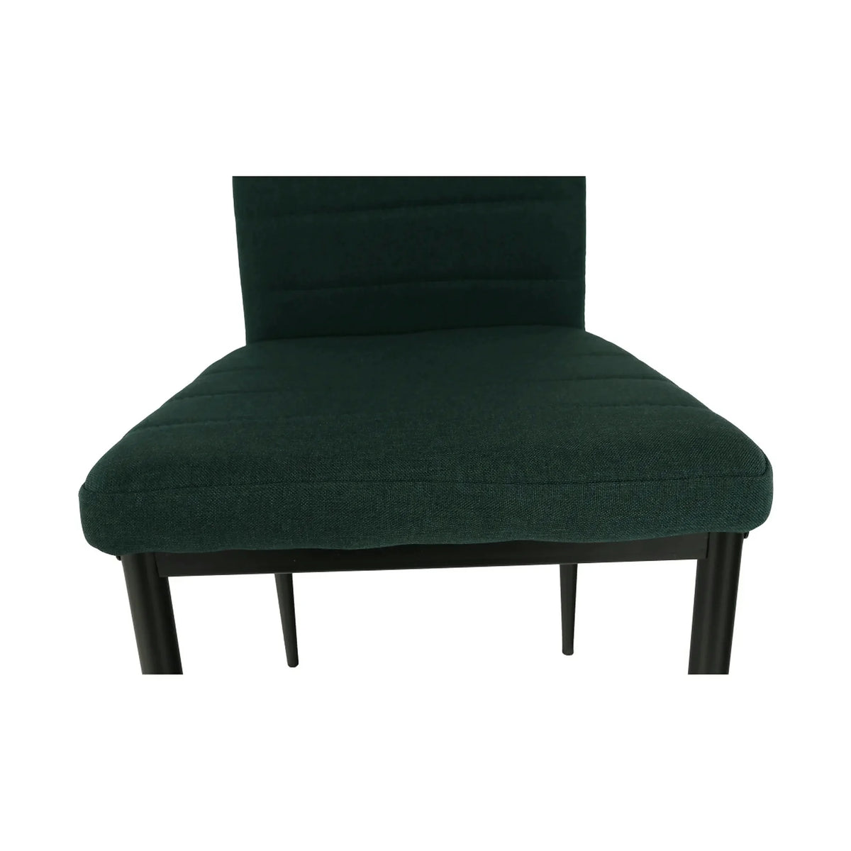 Scaun COLETA NOVA, smarald/negru, textil/metal, 41x49x96 cm