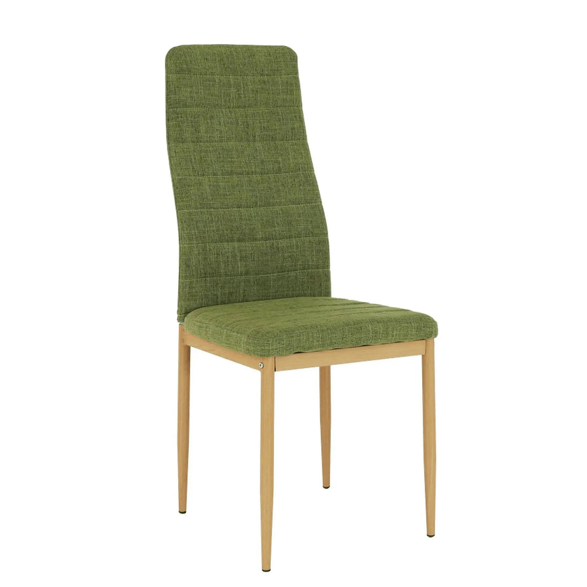 Scaun COLETA NOVA, verde/fag, stofa clasica/metal, 41x49x96 cm