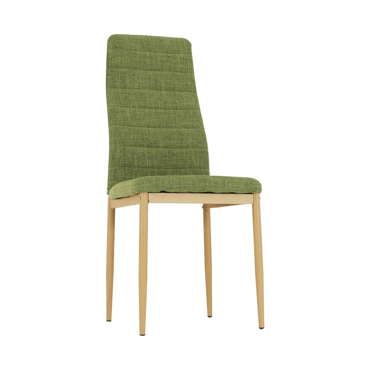 Scaun COLETA NOVA, verde/fag, stofa clasica/metal, 41x49x96 cm