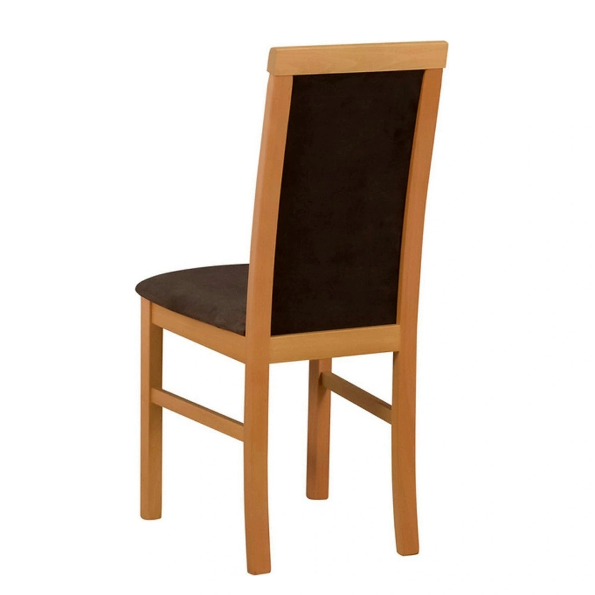 Scaun COMO, maro/stejar grandson, stofa clasica/lemn, 43x51x92 cm