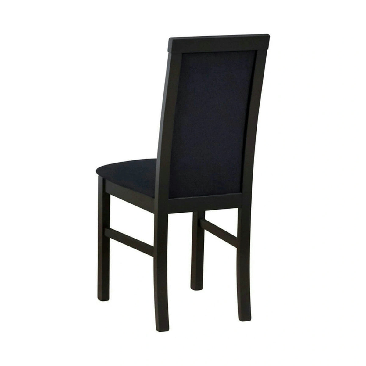Scaun COMO, negru, stofa clasica/lemn, 43x51x92 cm