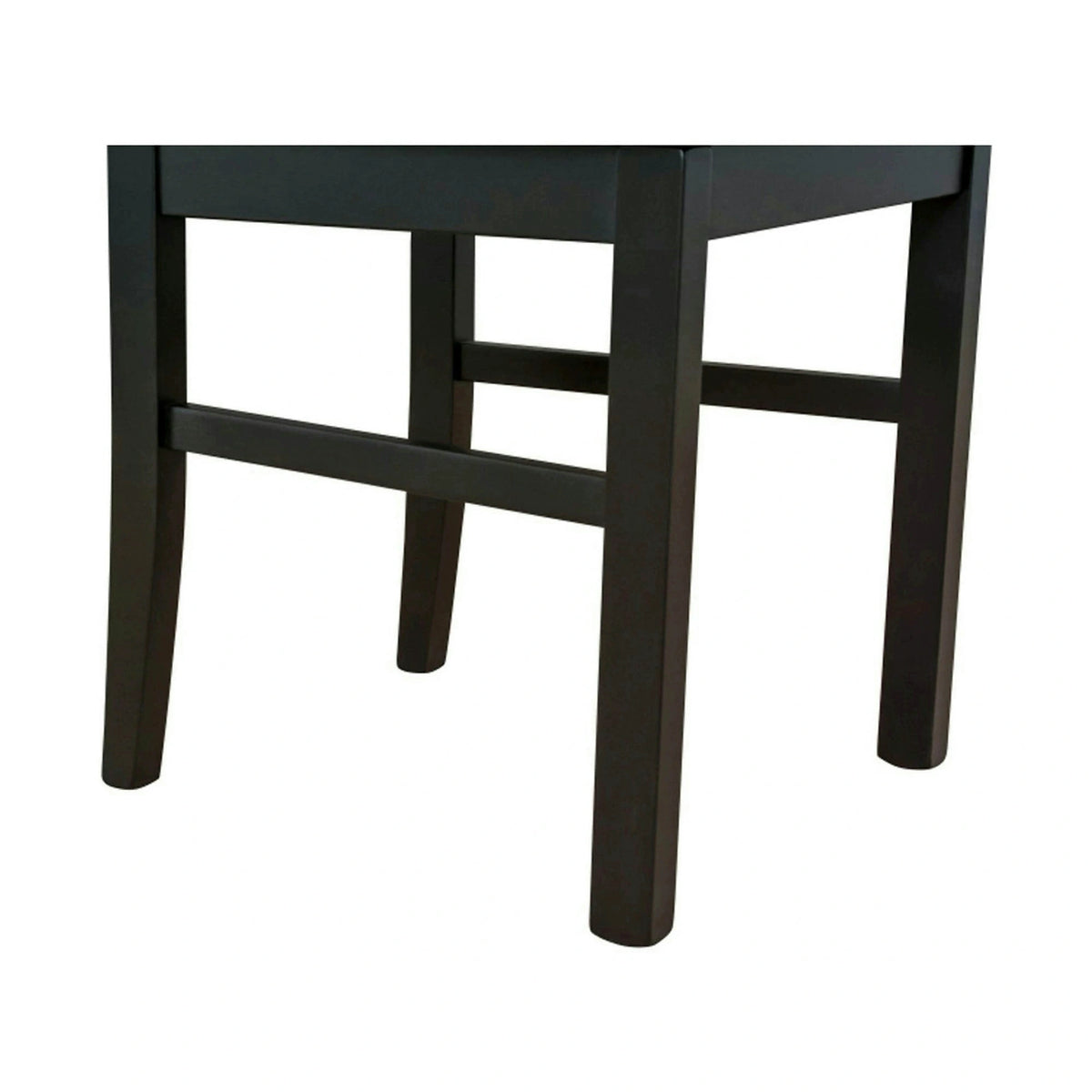 Scaun COMO, negru, stofa clasica/lemn, 43x51x92 cm