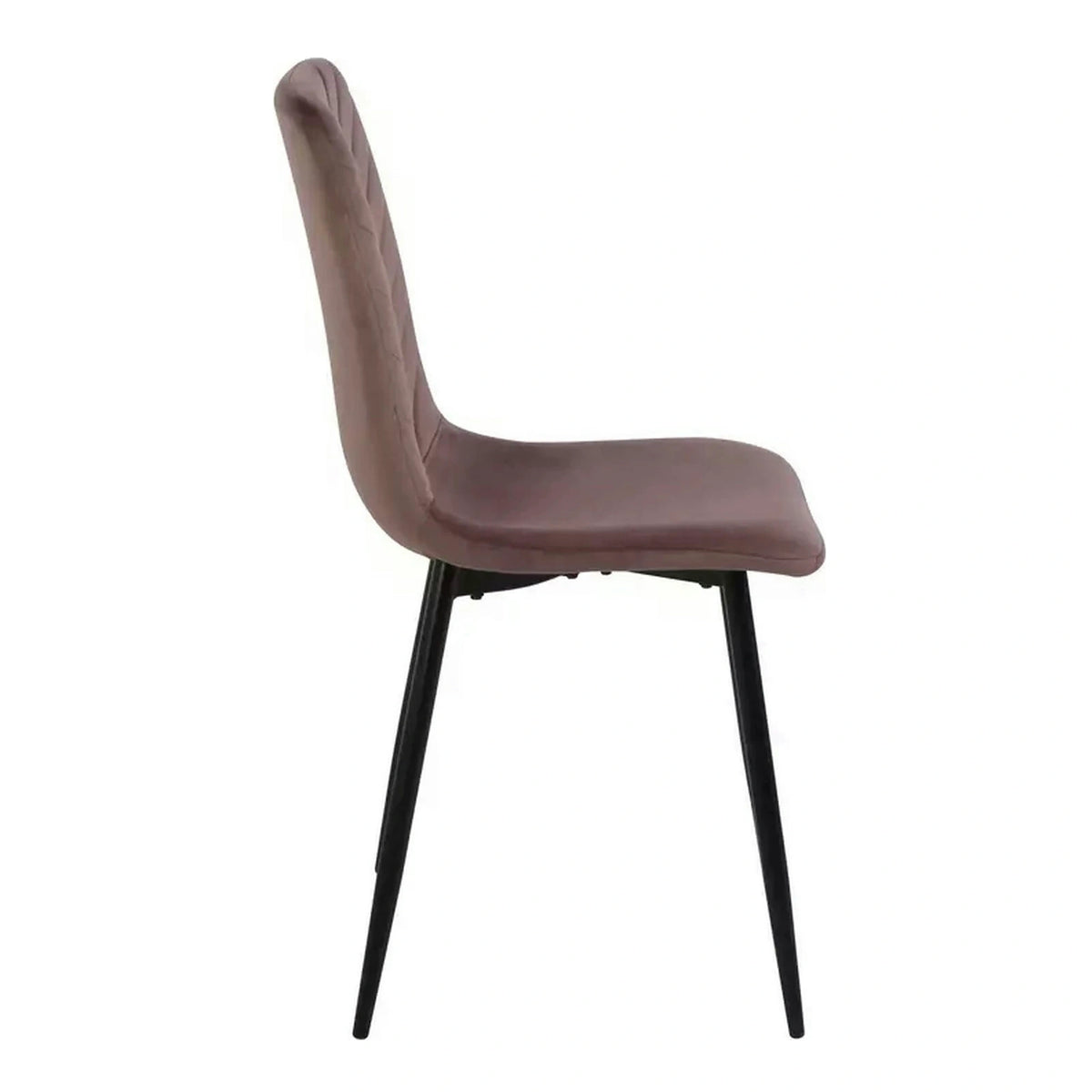 Scaun DAREN, cappuccino - Bluvel 38, stofa catifelata/metal, 45x39x91 cm