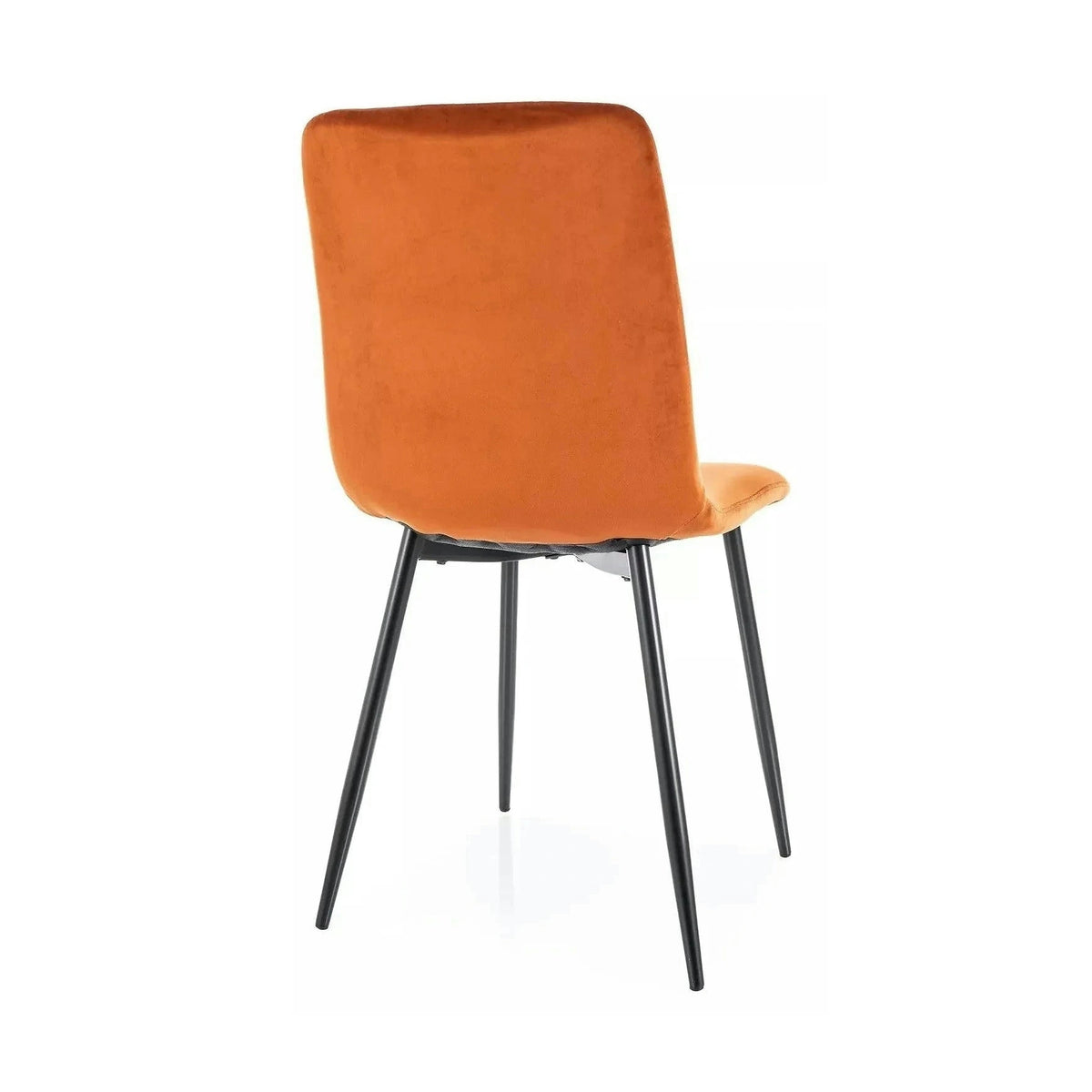 Scaun DAREN, scortisoara - Bluvel 4215, stofa catifelata/metal, 45x39x91 cm