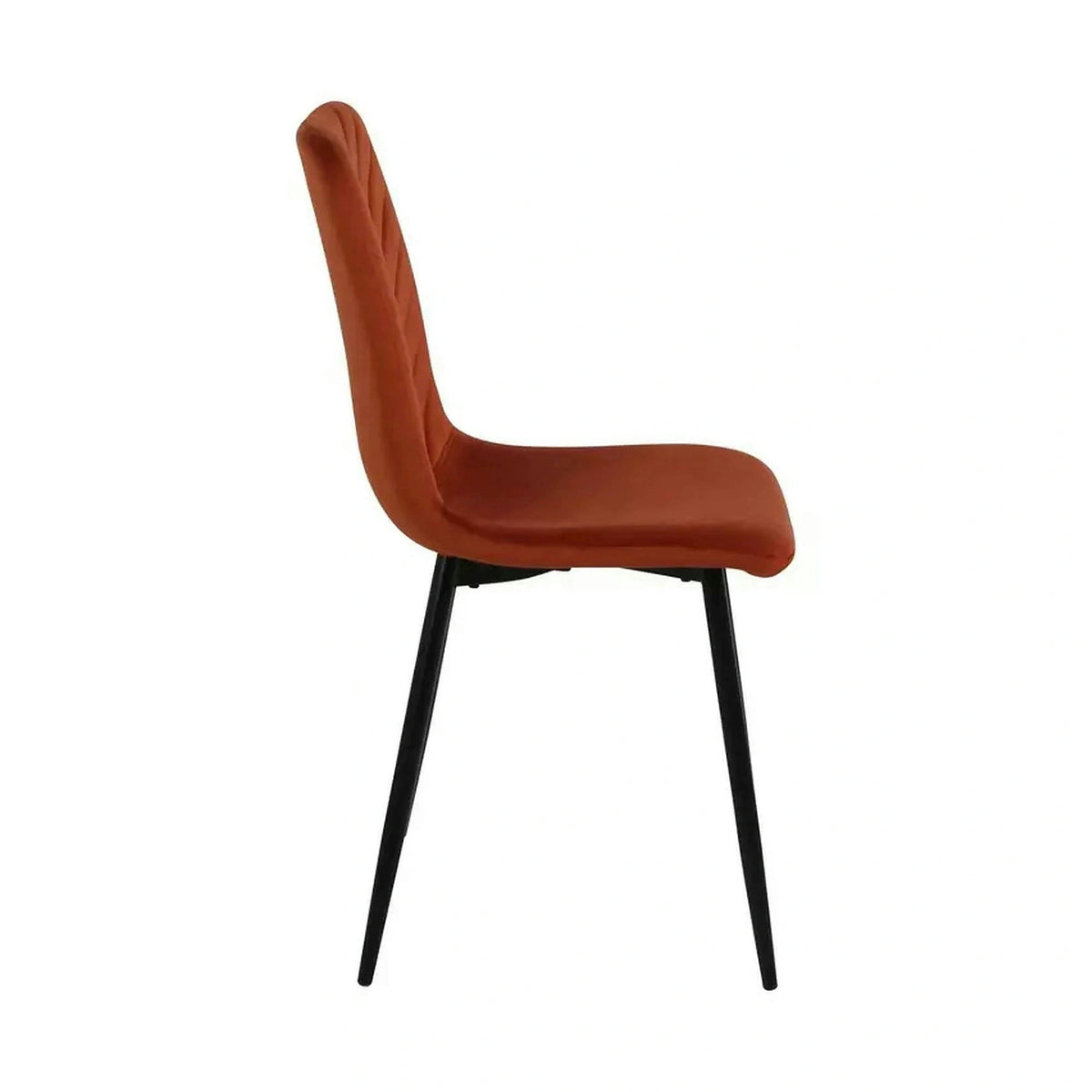 Scaun DAREN, scortisoara - Bluvel 4215, stofa catifelata/metal, 45x39x91 cm