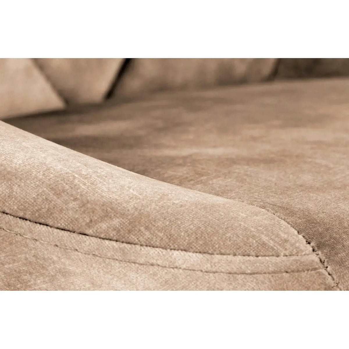 Scaun de bar rotativ H101, bej/negru, stofa catifelata/metal, 47x45x84/106 cm