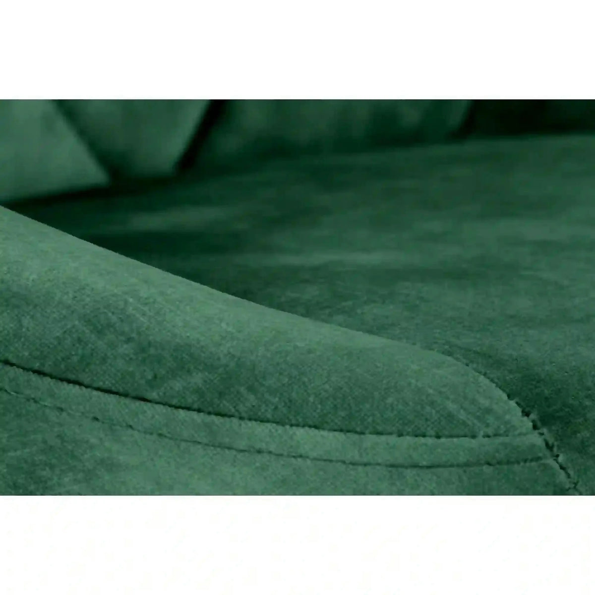 Scaun de bar rotativ H101, verde inchis/negru, stofa catifelata/metal, 47x45x84/106 cm