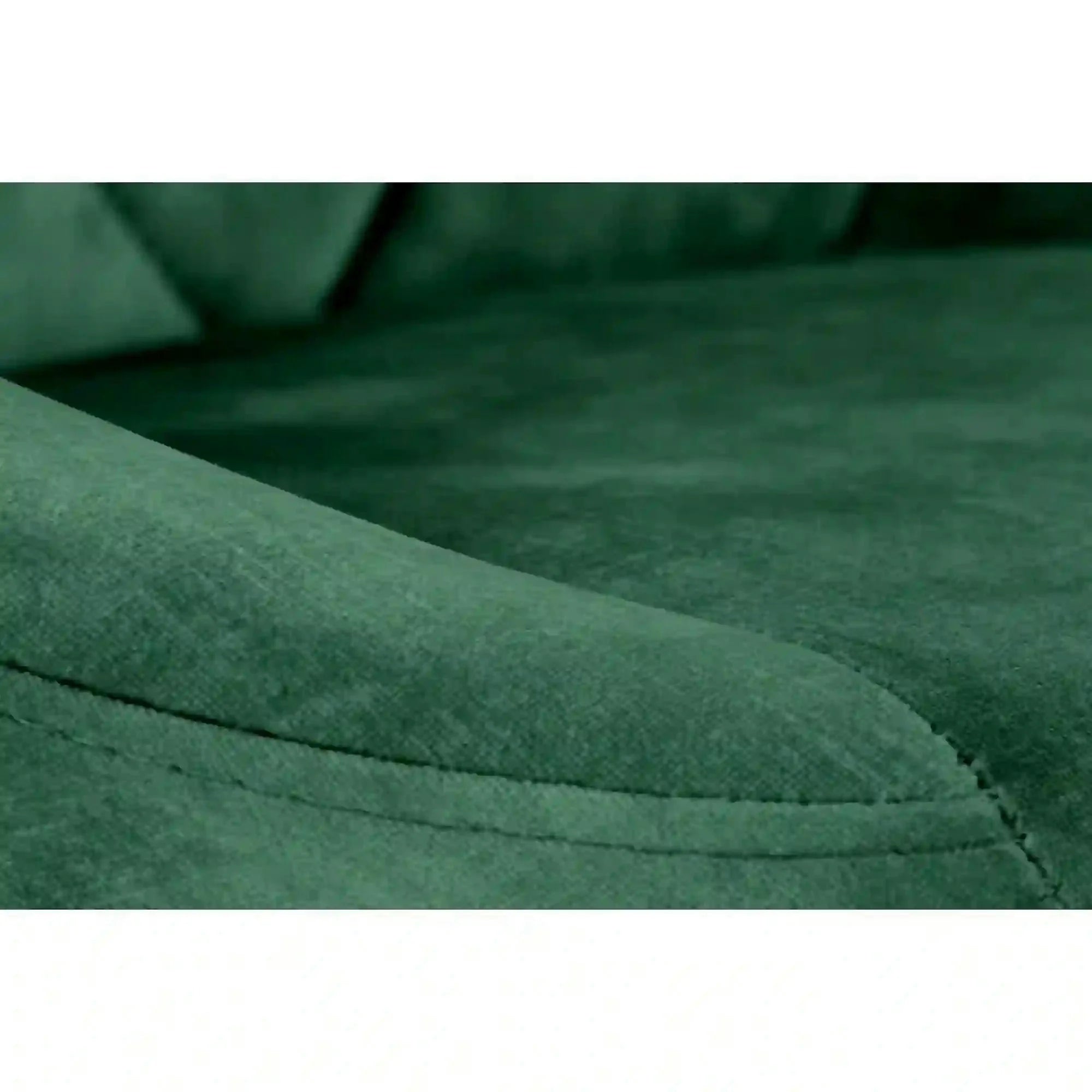 Scaun de bar rotativ H101, verde inchis/negru, stofa catifelata/metal, 47x45x84/106 cm