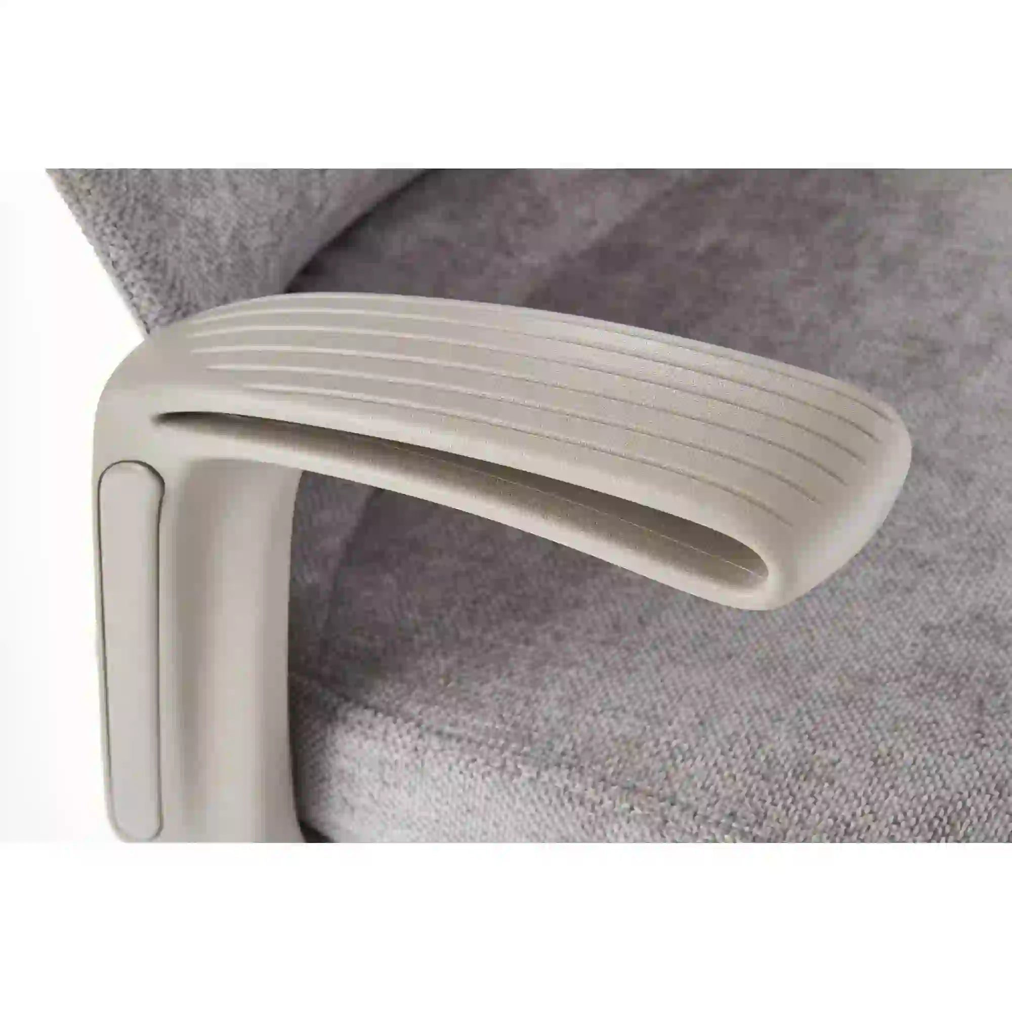 Scaun de birou ARCTIC, gri, stofa/plasa, 62x62x102/110 cm