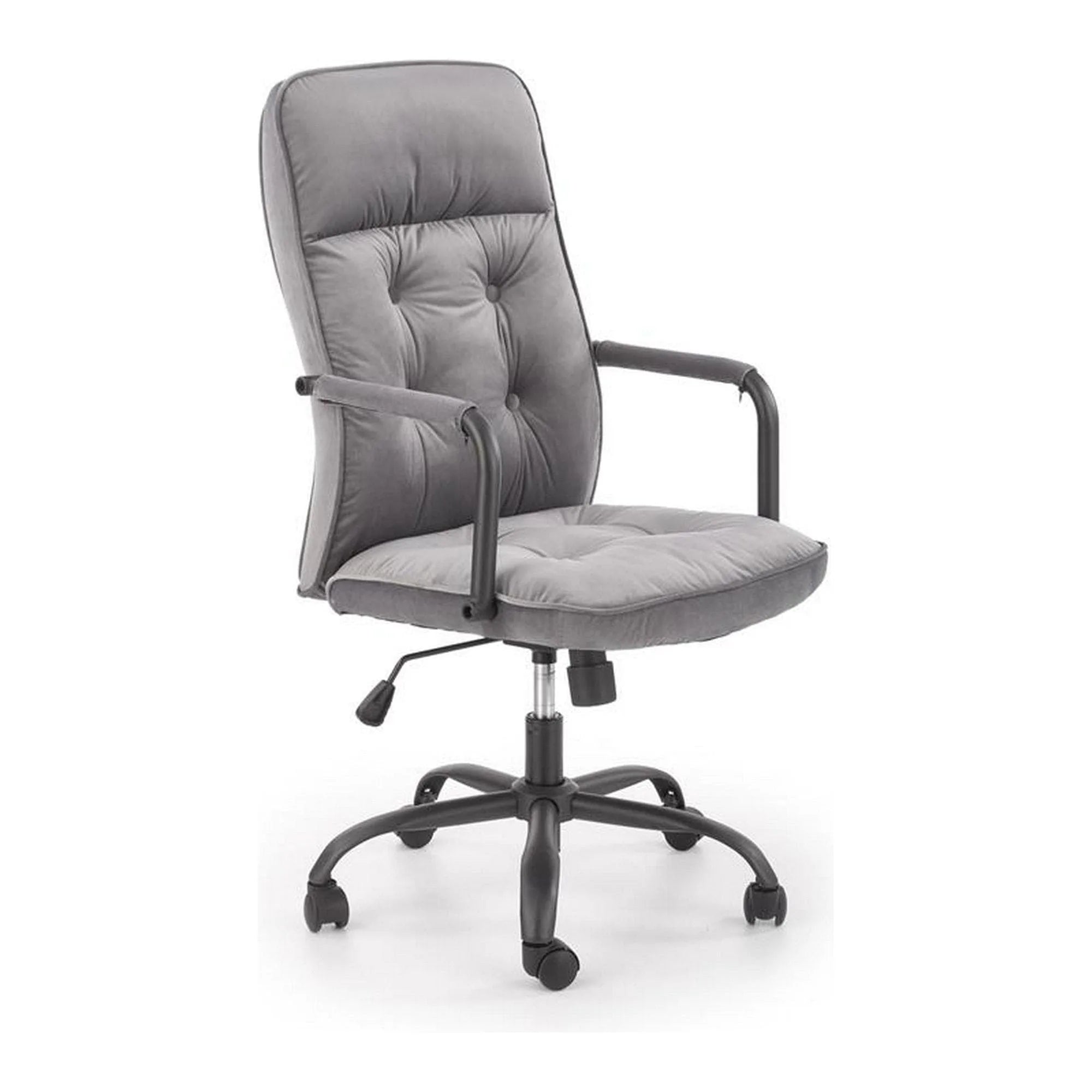 Scaun de birou COLIN, gri, stofa, 54x57x102/110 cm