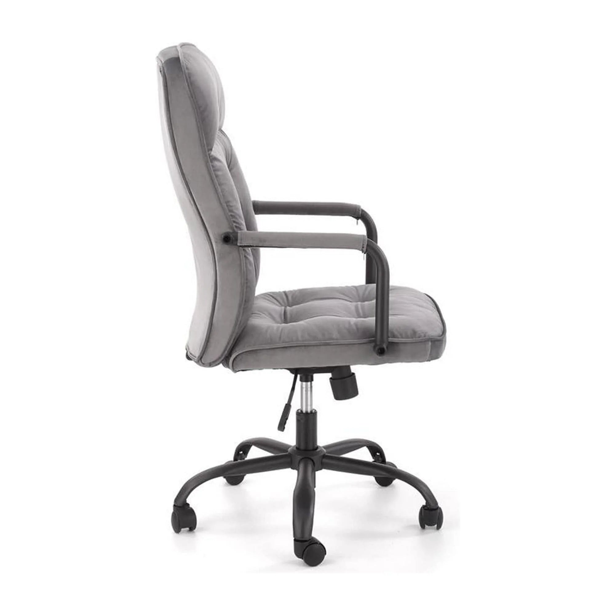 Scaun de birou COLIN, gri, stofa, 54x57x102/110 cm