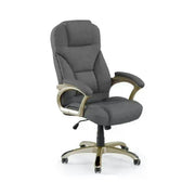 Scaun de birou DESMOND, gri, stofa, 67x70x112/119 cm