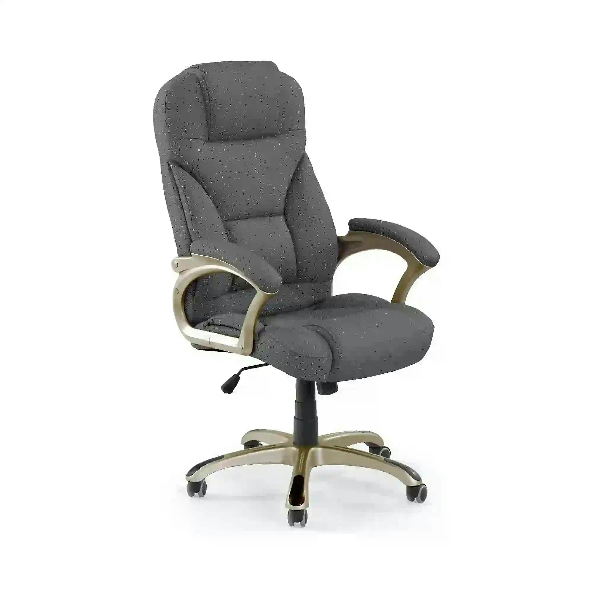 Scaun de birou DESMOND, gri, stofa, 67x70x112/119 cm