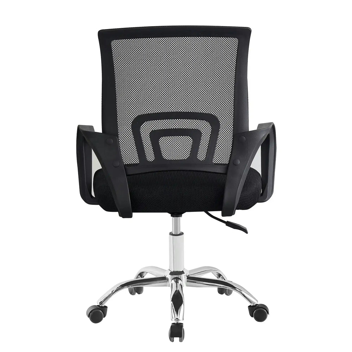 Scaun de birou DEX 4 NEW, negru, material textil/plasă, 57x55x86-94 cm