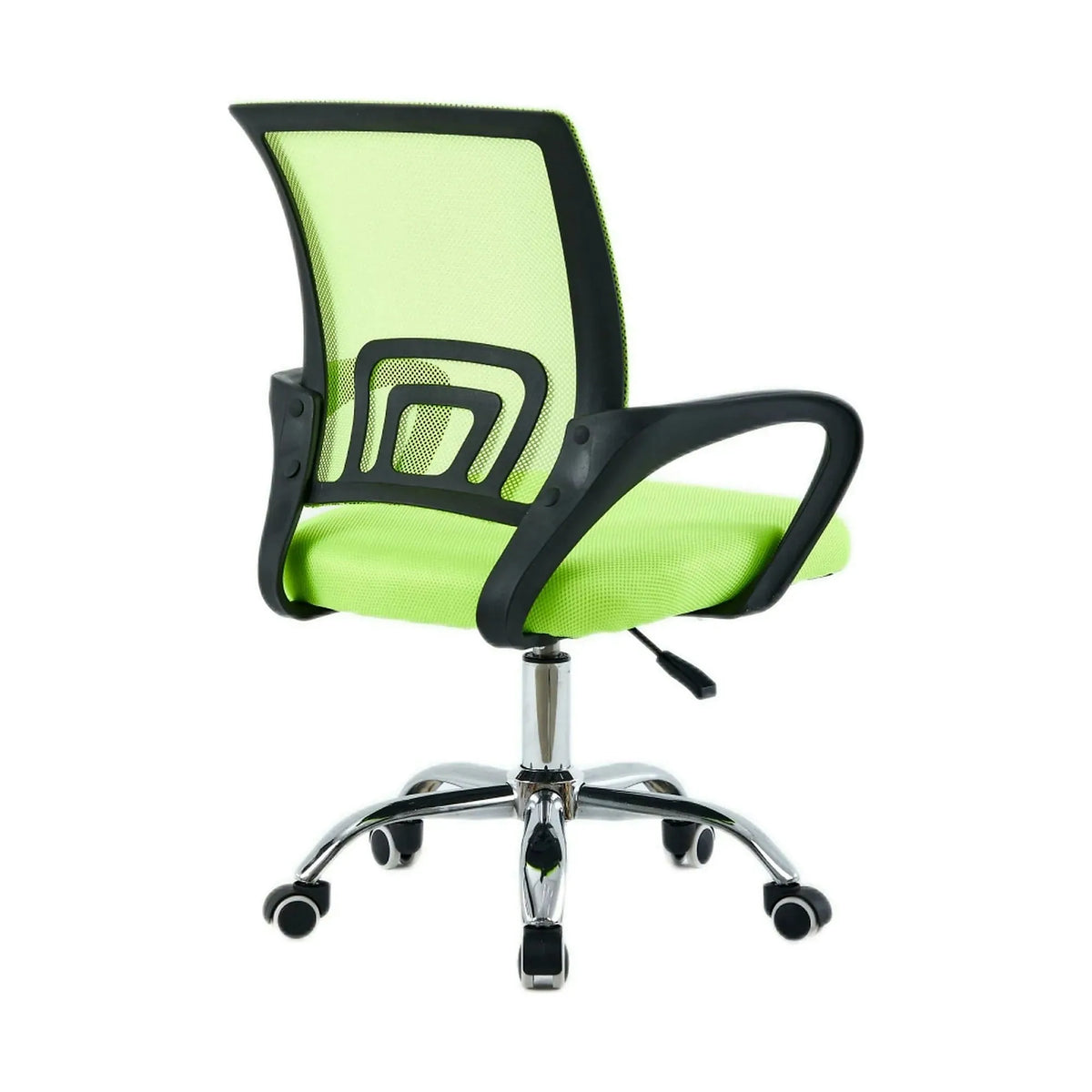 Scaun de birou DEX 4 NEW, verde/negru, material textil/plasă, 57x55x86-94 cm