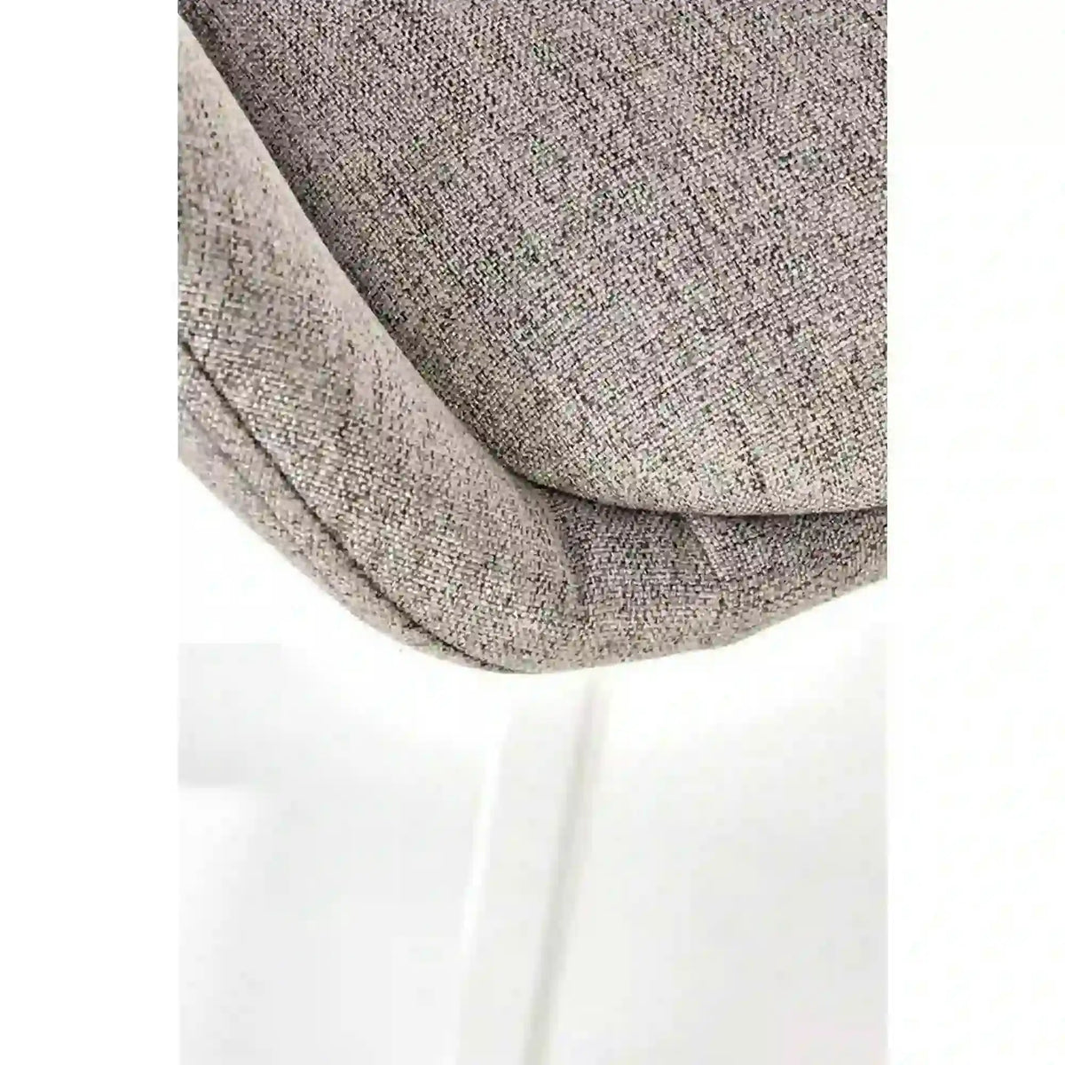 Scaun de birou FALCAO, gri/alb, stofa clasica, 54x58x101/111 cm