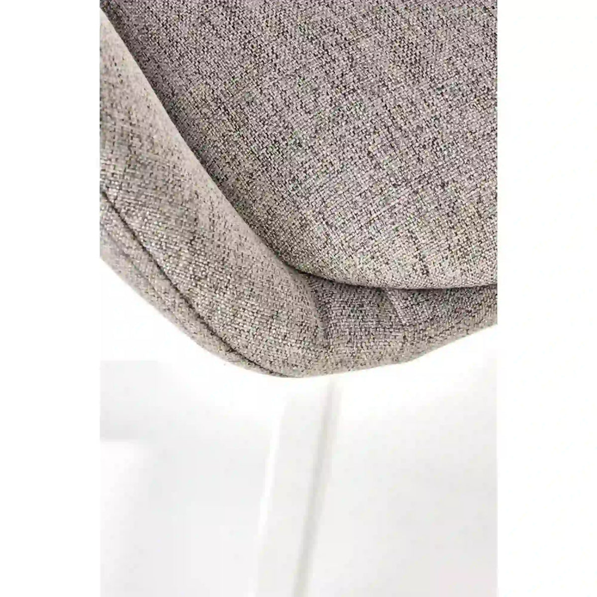 Scaun de birou FALCAO, gri/alb, stofa clasica, 54x58x101/111 cm