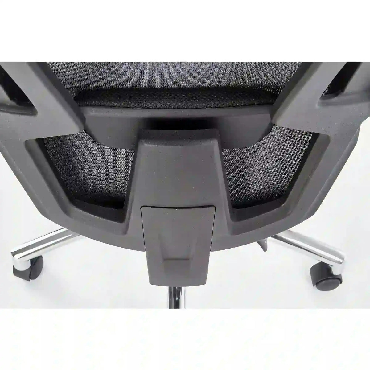 Scaun de birou FREEMAN, negru/crom, stofa/plasa/metal, 61x60x116/123 cm