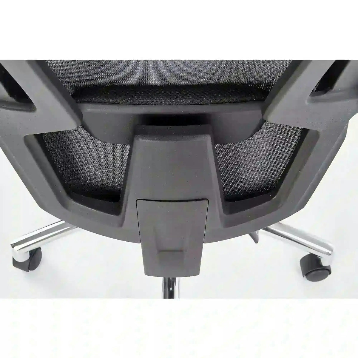 Scaun de birou FREEMAN, negru/crom, stofa/plasa/metal, 61x60x116/123 cm
