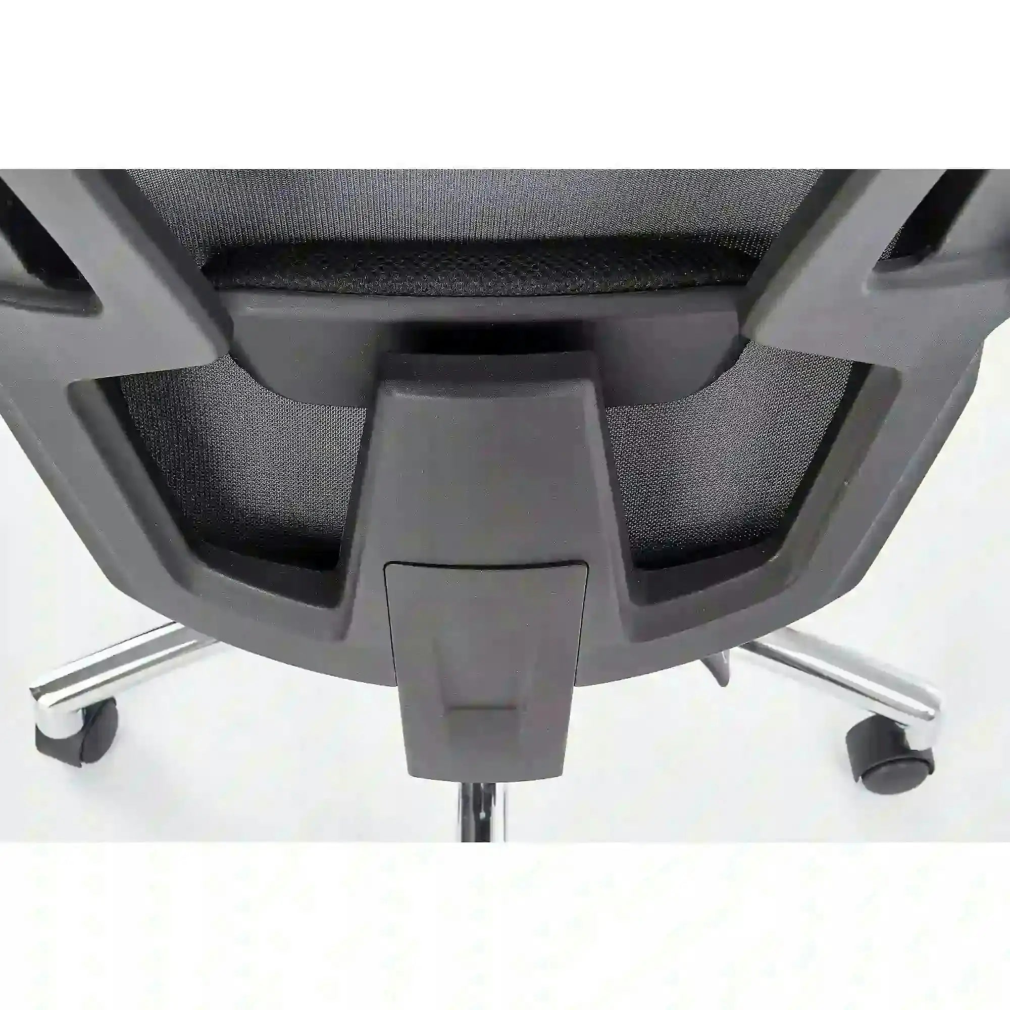 Scaun de birou FREEMAN, negru/crom, stofa/plasa/metal, 61x60x116/123 cm