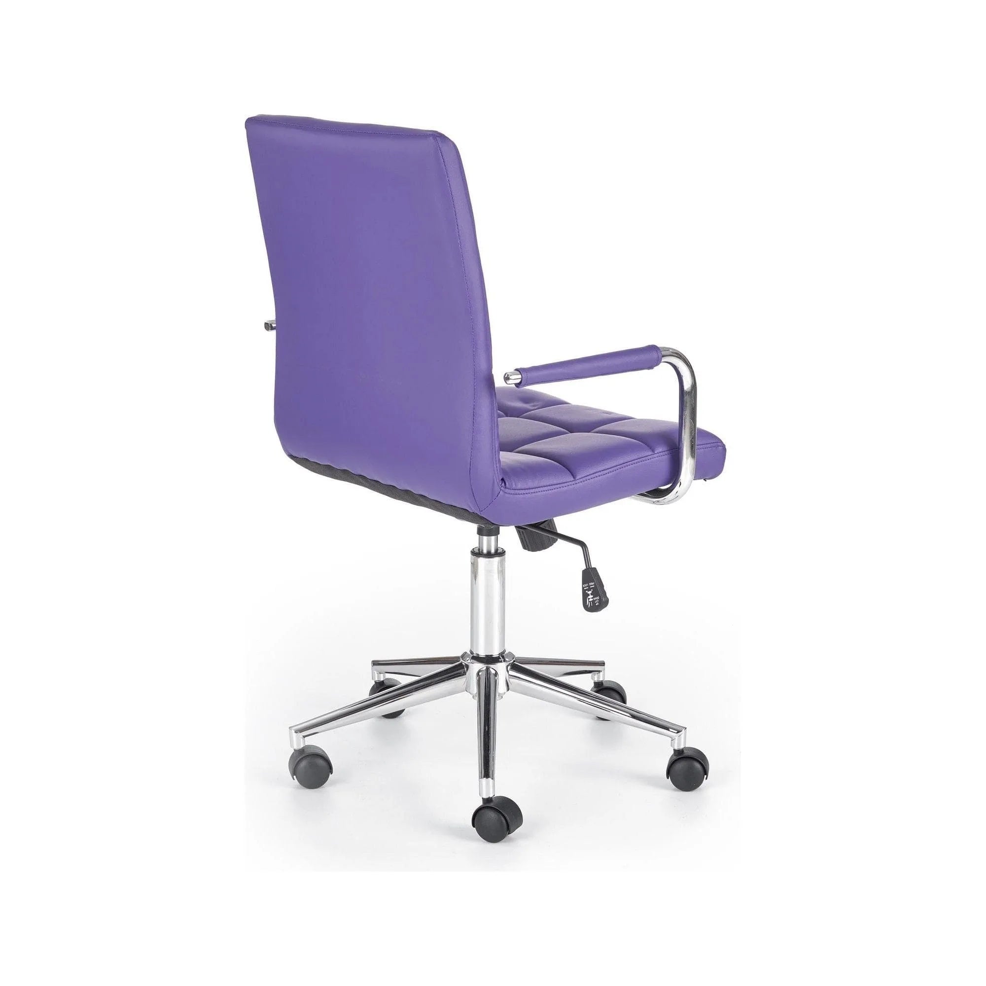 Scaun de birou GONZO 2, violet, piele ecologica, 53x60x98/110 cm